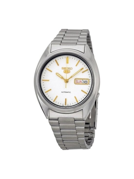 NWT Seiko Series 5 Automatic Off White Dial Men\'s Watch main image 4